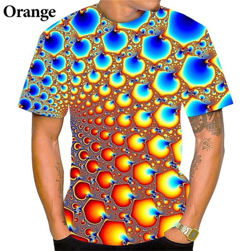Classic Dizziness 3D Print T-Shirts Summer Casual O-Neck Top Funny Oversized Short Sleeve Men's T-shirts
