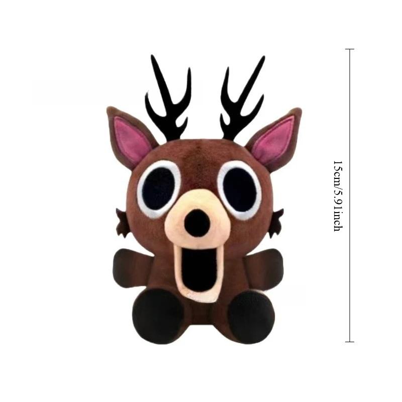 99 Nächte im Wald Hirsch Plüschtiere Film Kuscheltiere Hirsch Plüsch Schlüsselanhänger Fans Geburtstagsgeschenke Spielzeug Halloween Geschenke