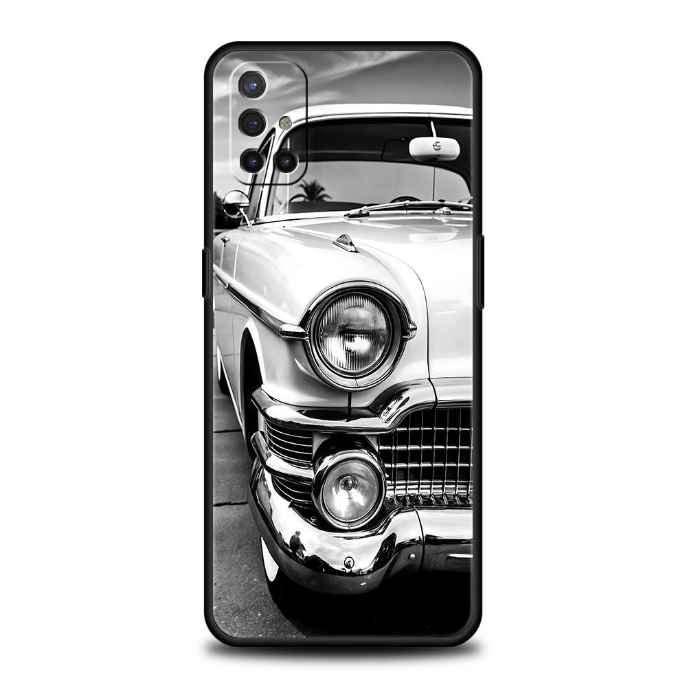 White Car Phone Case For OnePlus 15 13 12 11 10 Pro 13T 13R 12R 9 8T 8 7 7T 9R Nord 2T CE 2 3 4 5G Soft Cover