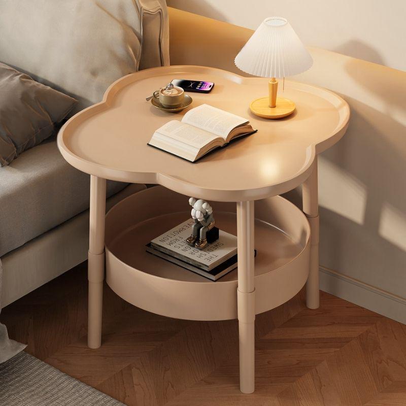 Creative Two-Layer Outdoor Table for Girls' Birthday, Casual Storage, Irregular Design - Free Shipping