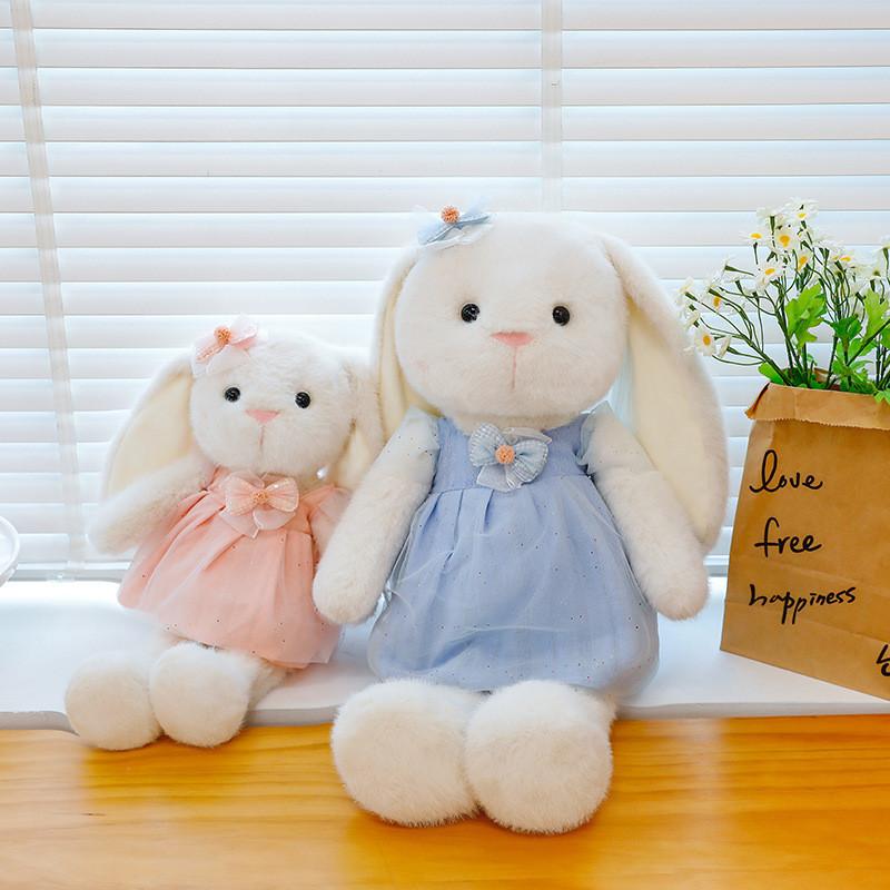 Rabbit Giant Plush Toy Bouquet With Pp Cotton Short Plush Kids Room Doll Decor