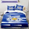 City Football Club Printed Pattern Duvet Cover Set – includes 1 duvet cover and 2 matching pillowcases Bedroom decor Christmas gifts