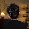 Elegante Schwarze Schleife Haiklammer Perlen Damen Pailletten Haarspangen Glänzende Strass Haar kralle Party