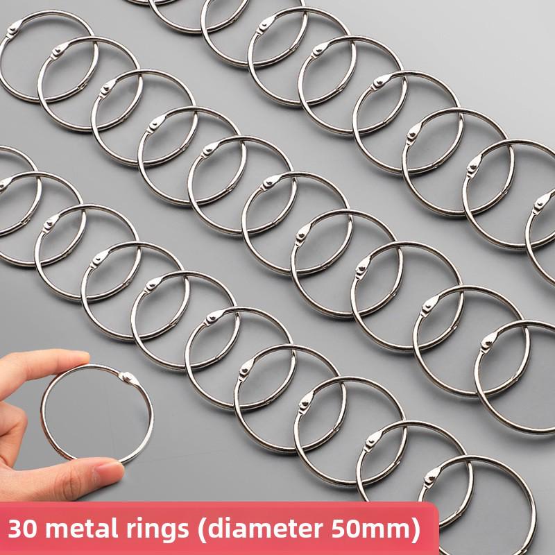 Segregator na karty w luźnych arkuszach, kółka segregatora, żelazne kółko do książki