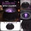 Beleuchtete blubbernde Hexenkessel-Dekoration für Halloween-Party-Requisiten