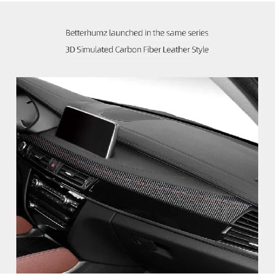 TPIC for BMW X5 F15 X6 F16 2014-2018 Car Center Console Dashboard Panel Decor Strip Auto Carbon Fiber Interior Tuning Accessory