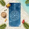 V-Viking V-Vegvisir Handtuch Weich Pool Geschenk Für Reise Fitnessstudio Dusche Camping Schnelltrocknend Sport Strandtücher