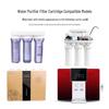 10-Inch Universal Water Purifier Filter: 3-Stage & 5-Stage Cartridge with PP Cotton, RO Membrane, Activated Carbon for Household Drinking Fountains