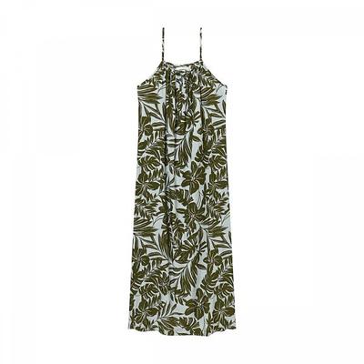 Palm Print Homewear Dress Agw4602l