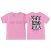 KATSEYE Trendy Girls Printed Childrens Roundneck Shortsleeved Tshirt for Summer Loose and Comfortable Casual Wear