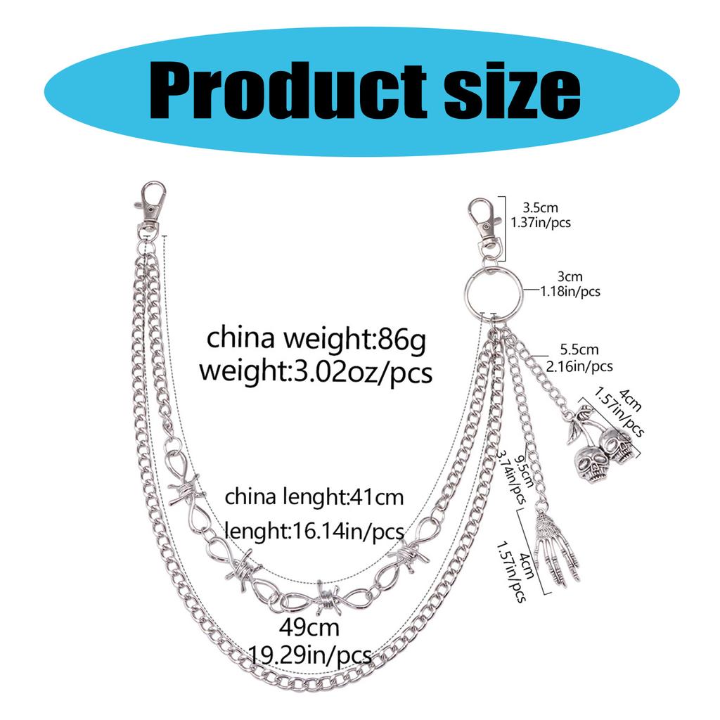 Adjustable Length Chain Unique Fashion Smooth Metal Chain Party Wear Chain for Men and Women