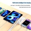 10-Port USB-C Fast Charger Power Strip, 5V2A, Safe Socket for Apple, Huawei, Xiaomi