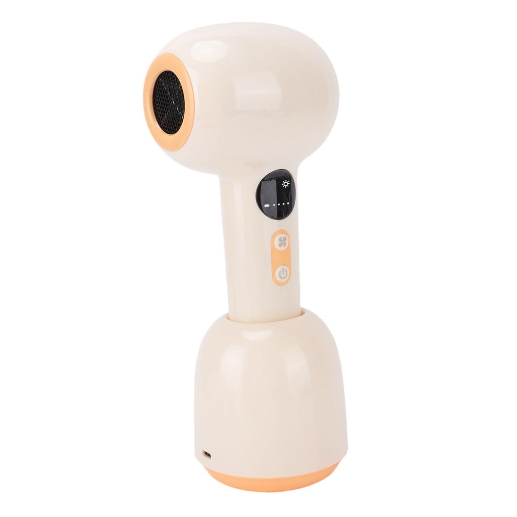 Cordless Hair Dryer Quiet Portable   Blow Dryer for Infant Magnetic Charging Cold Hot Wind 37 degrees C Constant Temperature