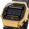 Casio Digital Watch Vintage Series A168WEGB-1B Black x Gold