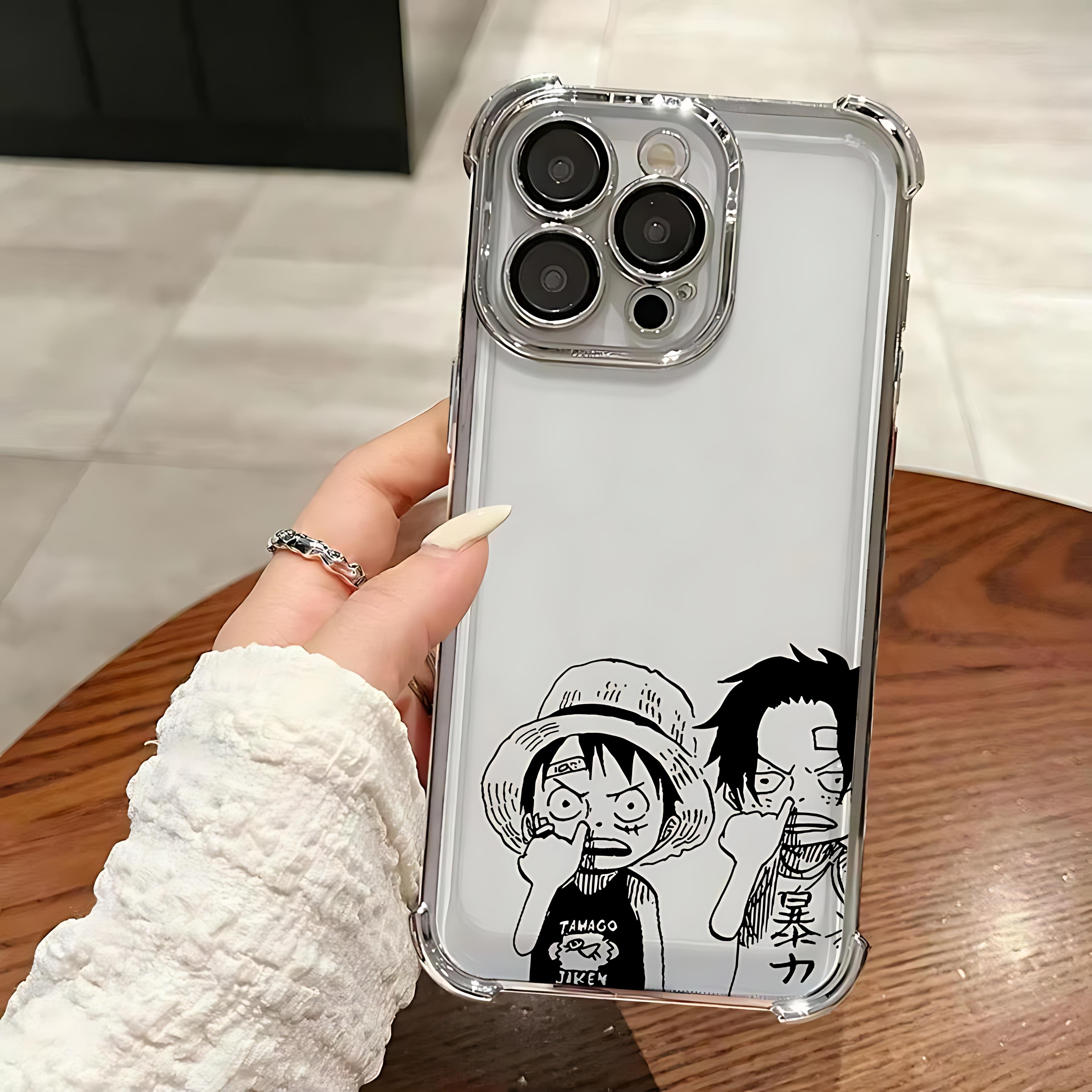 

Cartoon O-One Piece Plating Phone Case For Luffys Samsung A37 A57 A07 A36 A16 A06 A35 A55 A25 A26 A15 A54 A34 A24 A05 A04 4G 5G Samsung A53 5G