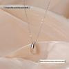 Korean Style Elegant Water Drop Necklace for Women - Retro Artistic Jewelry Trend