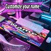 Tappetino per Mouse Personalizzato con Nome e Motivo Cacciatori di Demoni KPop, Tappetino da Scrivania per Laptop PC, Tappetino Decorativo per Scrivania per Casa, Tappetino per Tastiera, Regalo