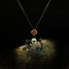 Creative Black And Gold Two-Tone Octopus Necklace Accessories, Halloween Gifts