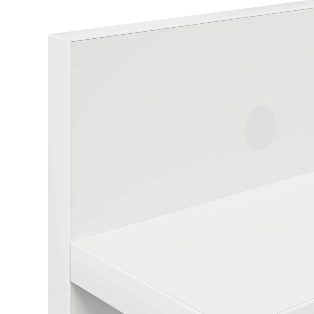 Wall Mounted Nightstand White 100 X 10.5 X 18 Cm Engineered Wood