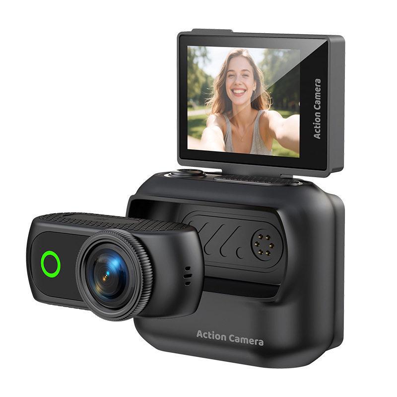 LK018 WiFi Outdoor Sports Mini Thumb Camera with Magnetic Back Clip – Handheld Vlog Camera