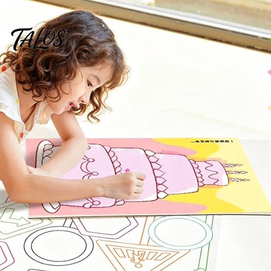 Thick Paper Coloring Sheets for Markers 2PCS Children Book, with 30 Pages, Drawing And Sketching Creative Activity Book Art Supplies, Portable