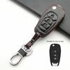 100% Leather Car Key Cover Case Protection For Chevrolet For Cruze Spark Camaro Volt Bolt Trax Malibu Car Styling Accessories