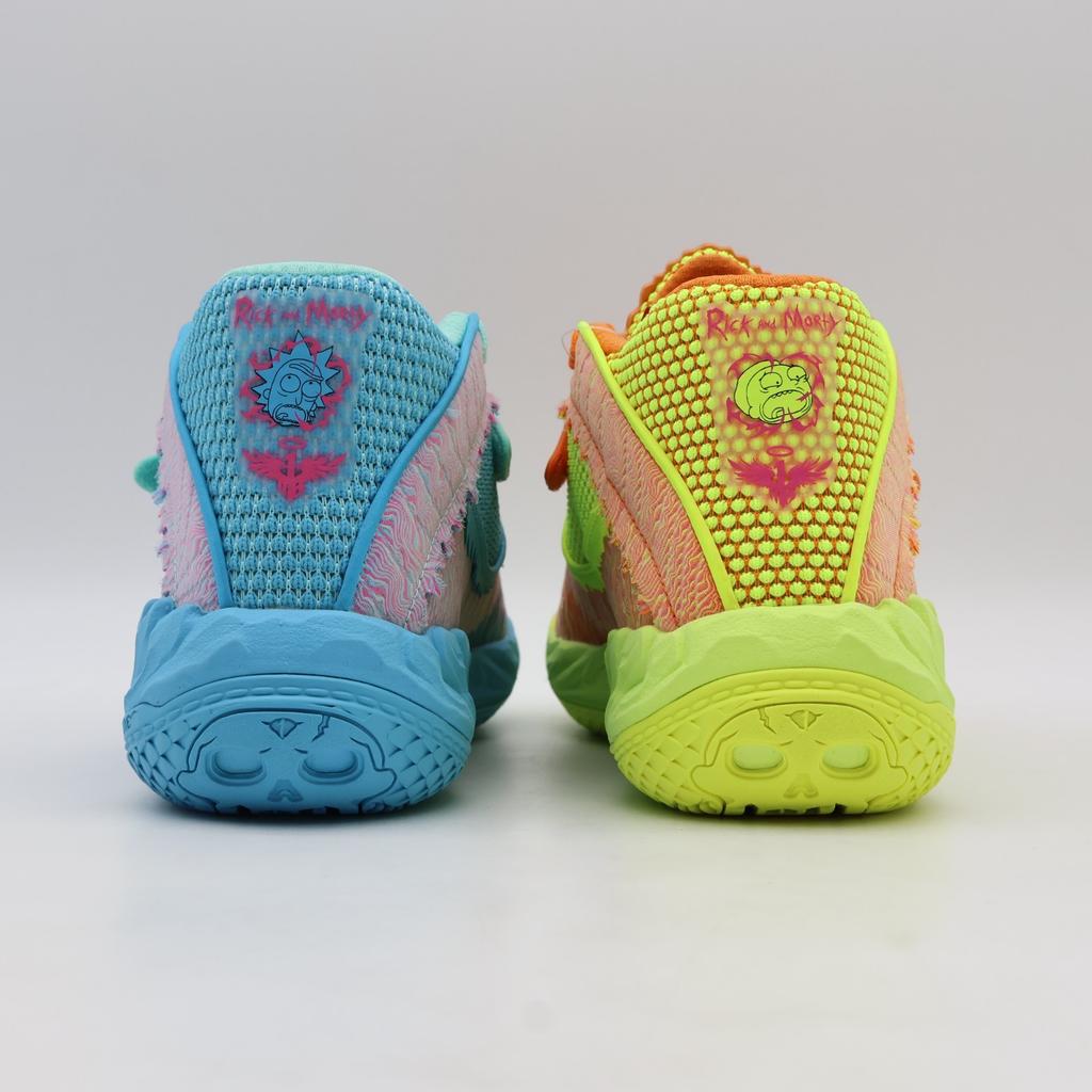 312130-01 Rick And Morty Puma MB05 Rickie Orange Electric Peppermint (Men's)