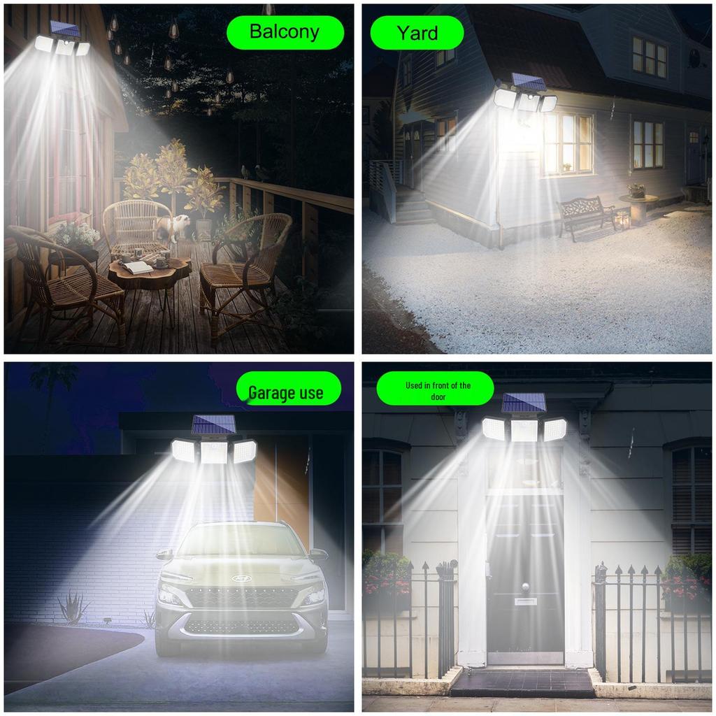 230LED Solar Outdoor Wall Light with Motion Sensor
