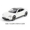 Scale 1:32 911 Targa Taycan Model Car Toy Metal Die-Cast Rubber Tires Miniature Supercar Models Birthday Presents For Adults
