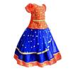 Платье для девочек, Lehenga Choli for Girls (Royalblue & Orange),  Stanwells Kids