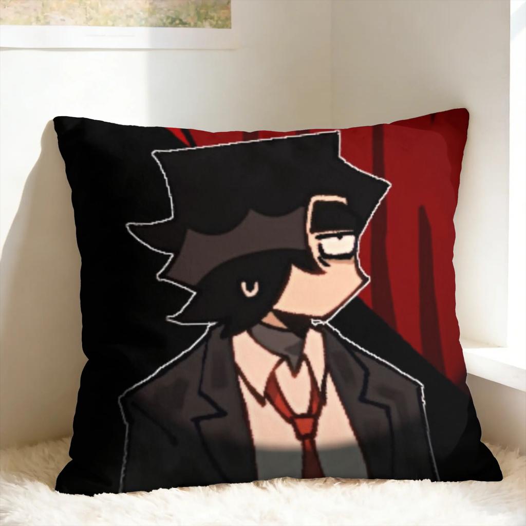 Benny Jackpot Crash Course Eddie Pillow Cover  Kawaii Pillow Case For Office Car Home Decor Soft Cushion Cover Birthday Gift