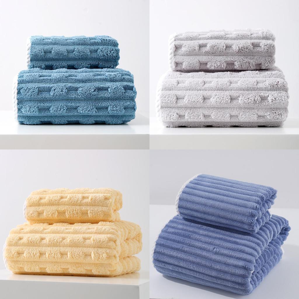 Microfiber Face Towel With Thick Coral Fleece For Soft Absorption And Home Use