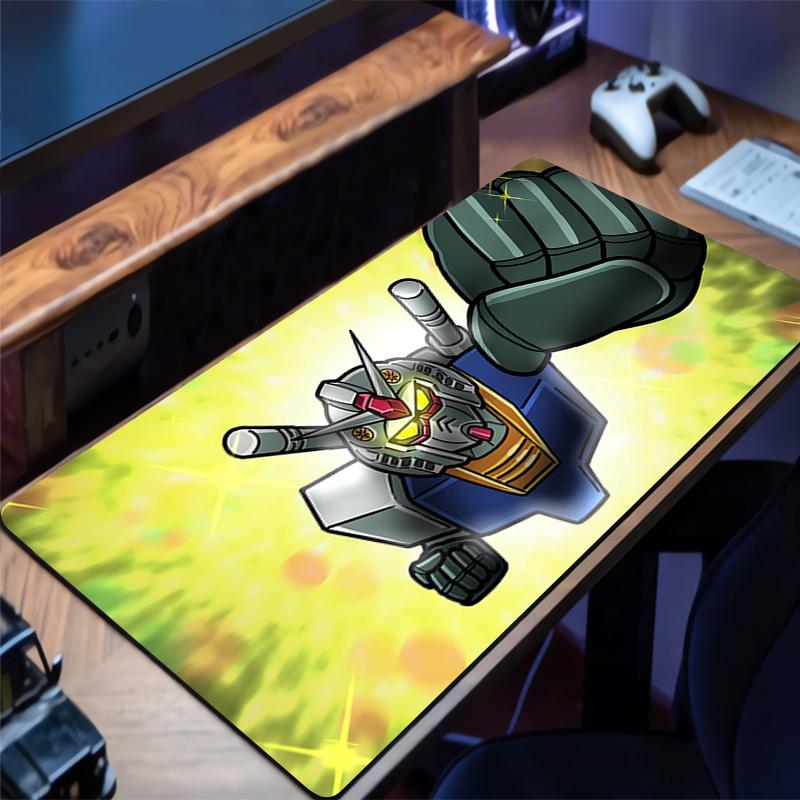 Mousepad Mechanical Warrior RX Gundam HD Desk Mat Non Slip Desk Mouse Mat Rubber Keyboard Pad Extended Pad Gaming Mouse Pad
