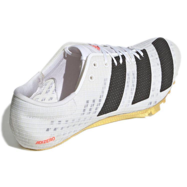 Adidas Adizero Finesse Spikes White Gold Solar Red Unisex Sneakers Footwear-White Core-Black FY4081