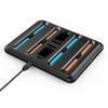 4 Port Charging Dock For Game Controller USB C Power Delivery Cable Charging Docking Station Stand with LED Light