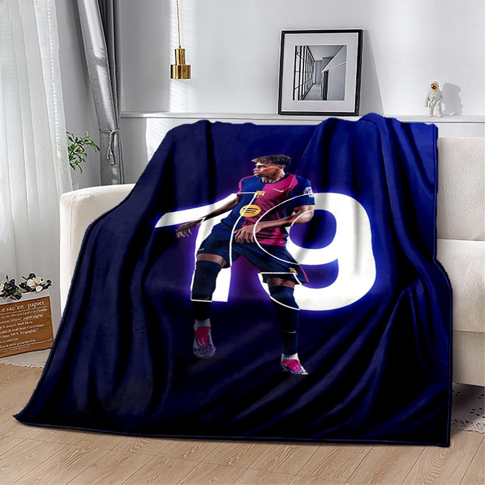 Lamine Yamal's Spain Football Legend Blanket Ultra-Soft Great for Couch Bedding Livingroom for All Occasions Playful Design Unique Gift for Family and