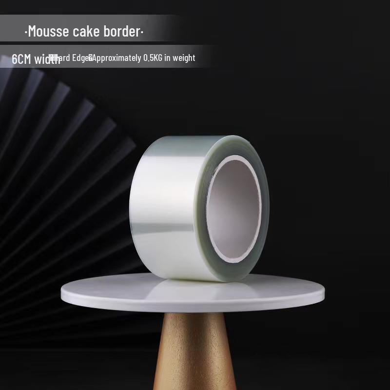 Thickened Transparent Food-Grade Surround for Birthday Mousse Cake Decoration