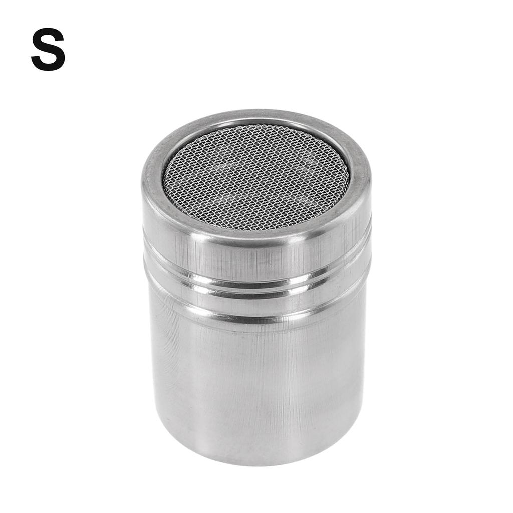 Fine Mesh Stainless Steel Powder Sprinkler for Dusting Sugar and Cocoa