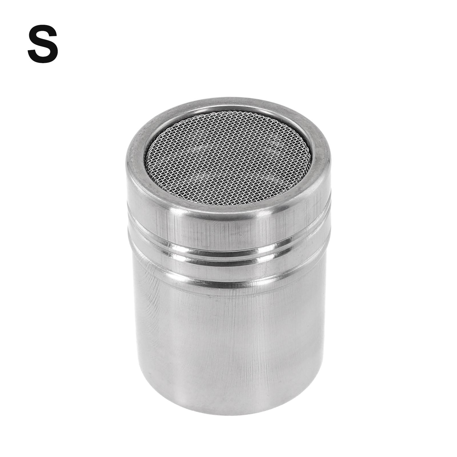 

Fine Mesh Stainless Steel Powder Sprinkler for Dusting Sugar and Cocoa S
