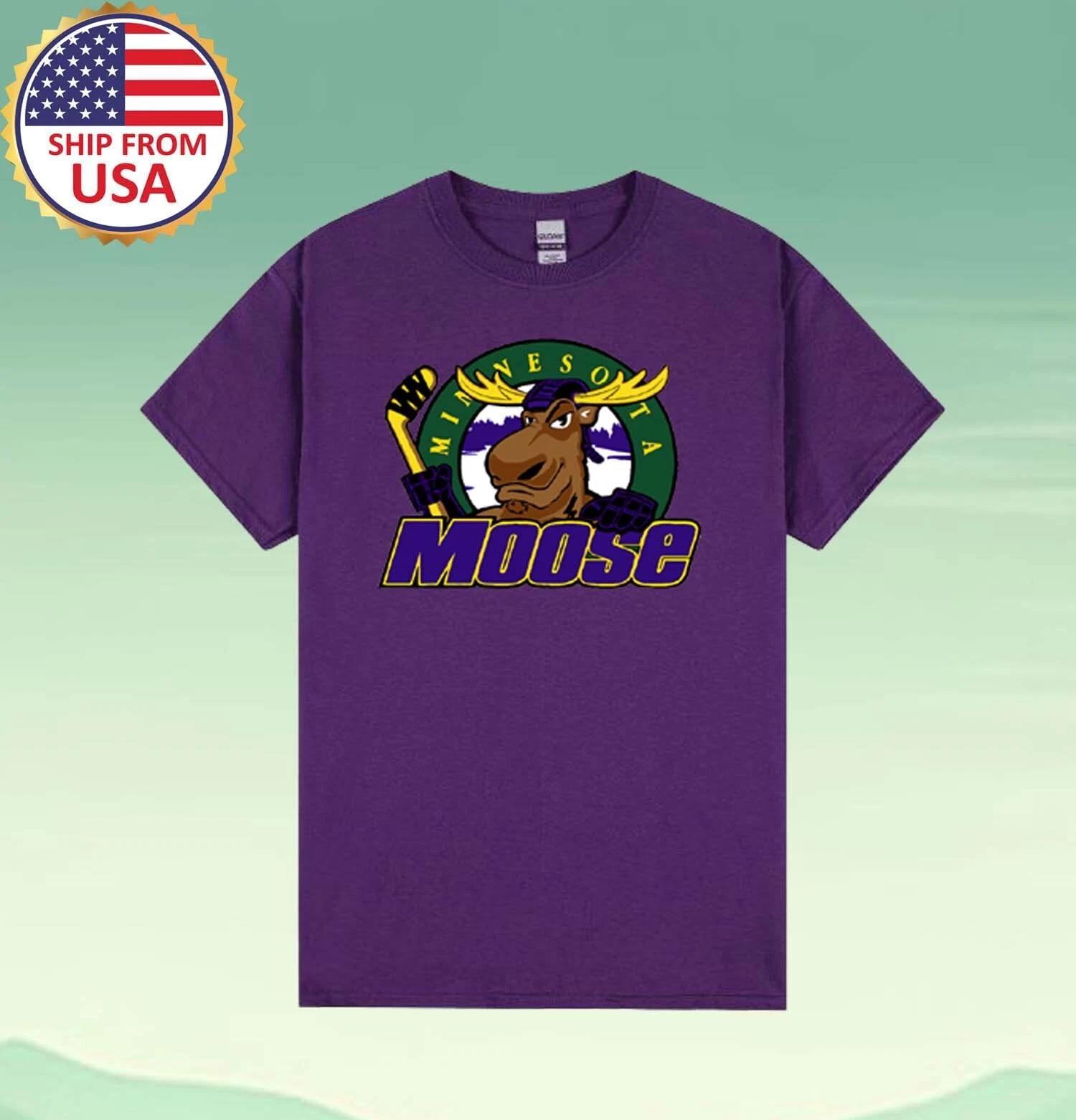 Minnesota Moose Men s Purple Size S-5XL S