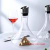 1500ml Crystal Wine Decanter Artistic Enjoyable Wineware Drinking Set Gold Iceberg Waterfall Sober Dispenser Container Bottle