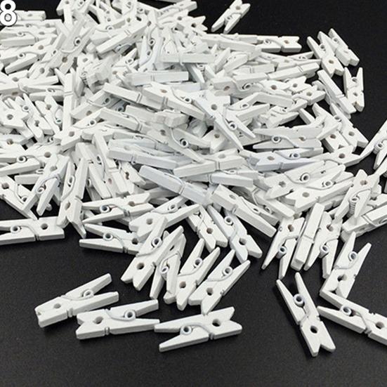 50 ks barevných dřevěných kolíčků na prádlo, lakované jednobarevné klipy, dekorativní kolíčky na prádlo, klipy na fotografie, DIY projekty