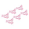 100pcs Chick Paper Clips Vibrant Color Animal Paper Clips Waterproof Rustproof Reusable Iron Wire Cu