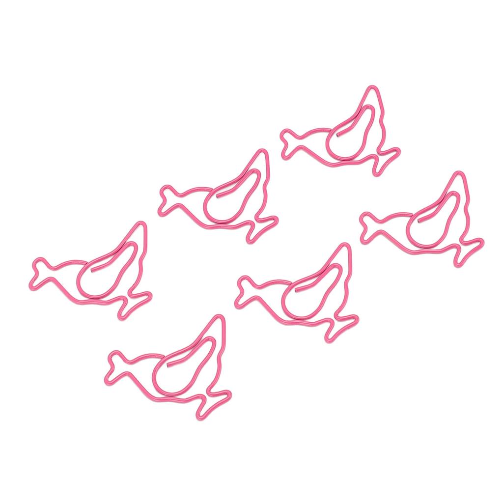 100pcs Chick Paper Clips Vibrant Color Animal Paper Clips Waterproof Rustproof Reusable Iron Wire Cu