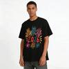 2026 New Year Firework Print Casual Loose Fit Versatile Top Pure Cotton T-shirt