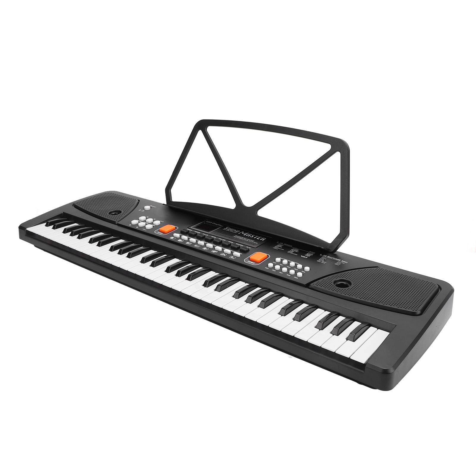 

61 клавиша электронная клавиатура комплект перезаряжаемое портативное электрическое пианино для детей подарок на день рождения