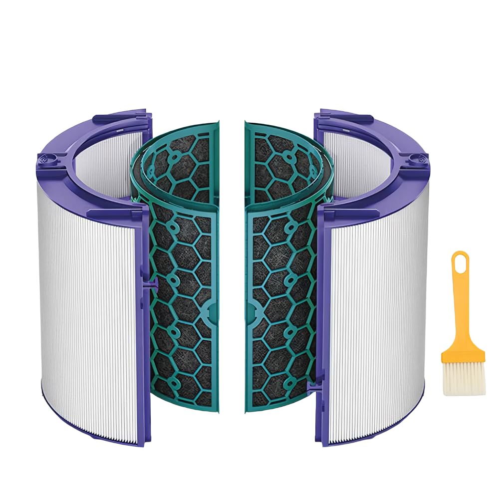Ersatzfilter 05 für Dyson Luftreiniger TP Glass HEPA Aktivkohle kompatibel mit Pure Hot Cool HEPA Inklusive Reinigung (TP04, DP04, HP04,