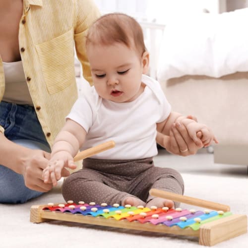 STOBOK 20-Piece Rhythm Sticks, Wooden Drumsticks, Percussion Instruments for Music Lessons and Group Activities