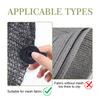 60 Pack Shade Cloth Heavy Duty Lock Grip Removable Reusable Large Small Size Shade Cloth Clips for Anti Bird Netting Garden Net Greenhouse Shade
