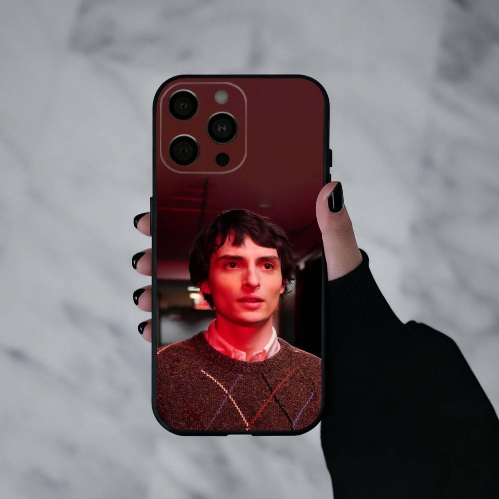 F-Finn W-Wolfhard Actor  Phone Case For iPhone 17pro,16,15,14,13,12,11 Plus,Pro Max,XS,Soft Silicone Black Cover